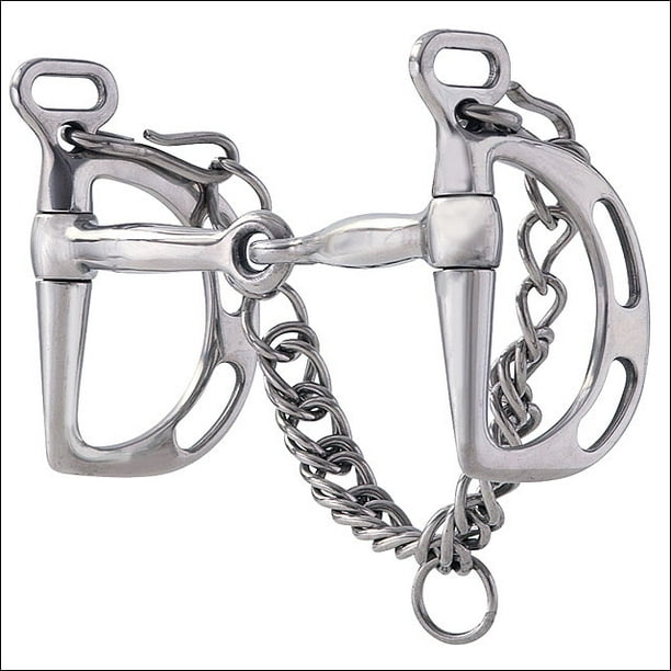 HILASON Stainless Steel Kimberwick Horse Bit Snaffle Mouth